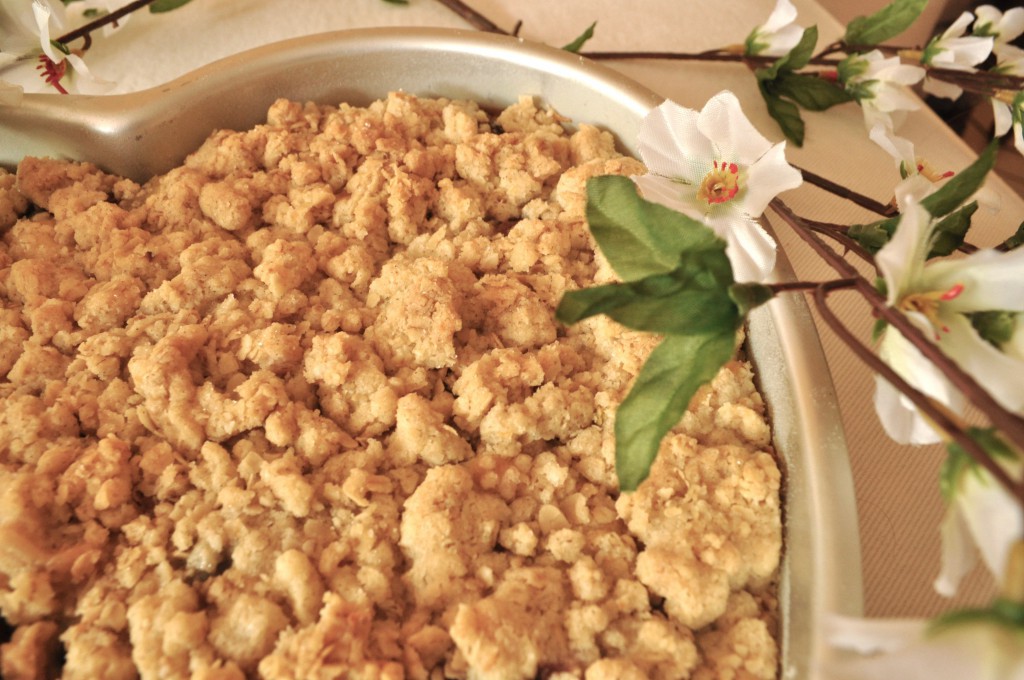 Kirschstreuselkuchen backen